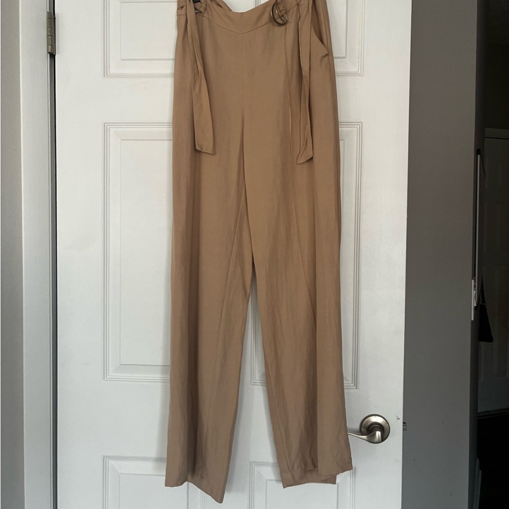 Lucy Paris Tan Wide Leg Pants